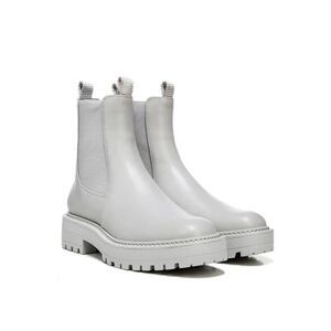 Sam Edelman Laguna Chelsea Boot Size 8 Leather Grey Chunky